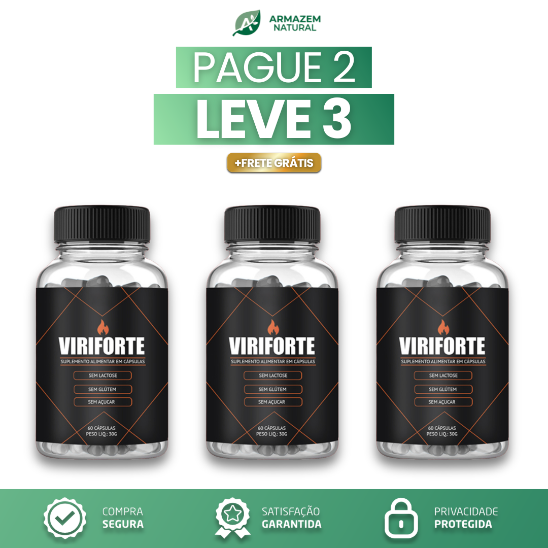 Viriforte: Oferta Do Dia + Frete Grátis