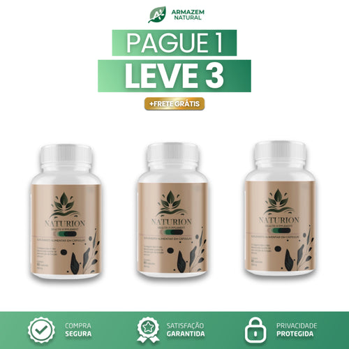 Naturion: Oferta Do Dia + Frete Grátis (MEXER NOS PREÇOS)
